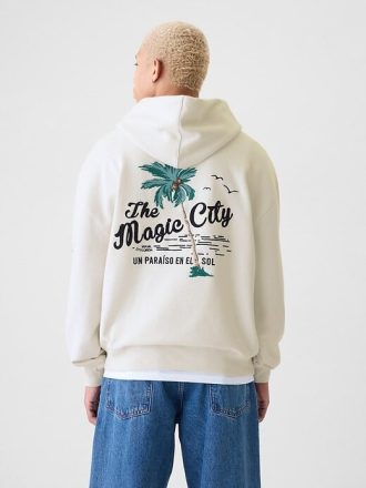 Huvtröja med logotyp från Gap Miami City
