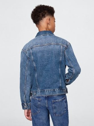Ikon jeansjacka för barn i ekologisk bomull