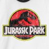 Jurassic Park Klassisk Logografisk Ringer T-shirt Jurassic Park Klassisk Logografisk Ringer T-shirt