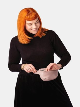 Kibou Mini Vegan Plånboksväska i läder