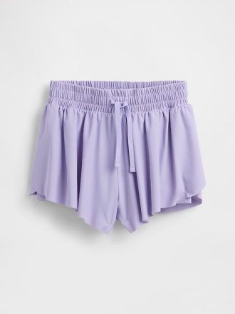 Kids Butterfly-Hem Run Shorts