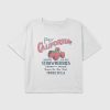 Kids California Strawberry Grafisk Boxy Crop Tee