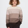 Kids CashSoft randig crewneck tröja Kids CashSoft randig crewneck tröja