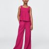 Kids Crinkle Gauze Easy wide-leg byxor