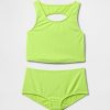 Kids Cutout Tankini Swim Two-Piece