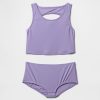 Kids Cutout Tankini Swim Two-Piece