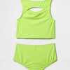 Kids Cutout Tankini Swim Two-Piece