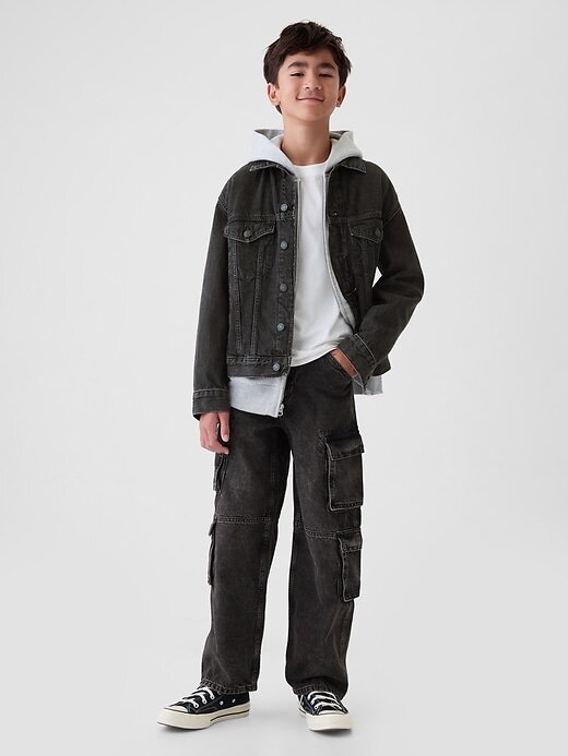 Kids Double Cargo Baggy Jeans Kids Double Cargo Baggy Jeans