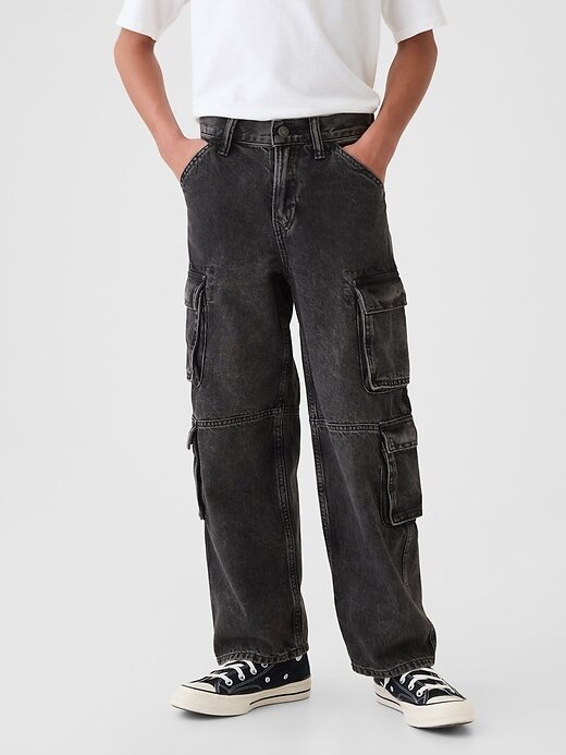 Kids Double Cargo Baggy Jeans Kids Double Cargo Baggy Jeans