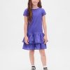 Kids Drop-Wist Ruffle Dress