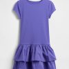Kids Drop-Wist Ruffle Dress