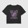 Kids Girl Math University Grafisk Boxy Crop Tee