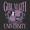 Kids Girl Math University Grafisk Boxy Crop Tee