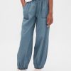 Kids High Rise Denim Baggy Joggers Kids High Rise Denim Baggy Joggers