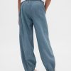 Kids High Rise Denim Baggy Joggers Kids High Rise Denim Baggy Joggers