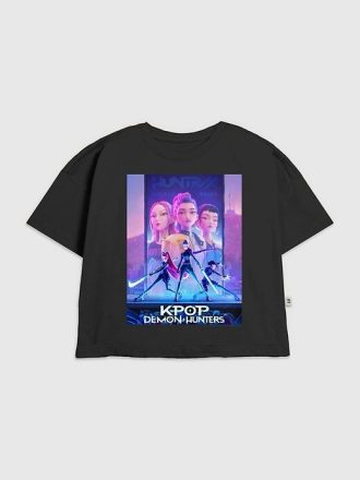 Kids K-Pop Demon Hunters Poster Grafisk T-shirt