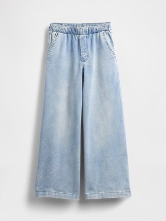 Kids Low Rise Knit Easy Baggy Jeans