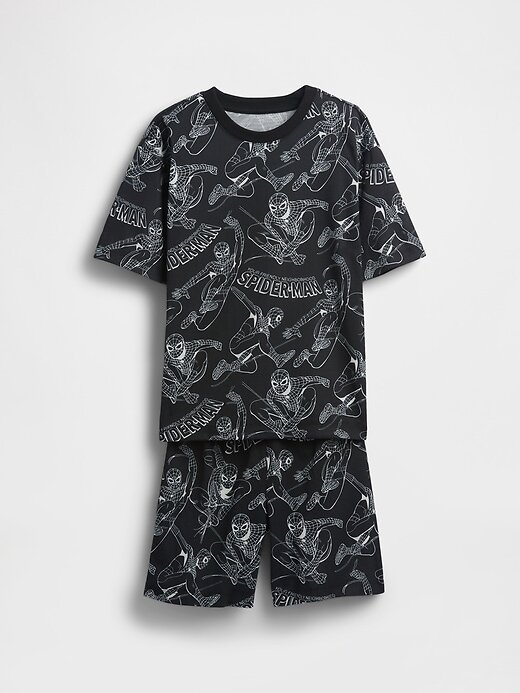 Kids Marvel Spider-Man återvunnen PJ Short Set Kids Marvel Spider-Man återvunnen PJ Short Set