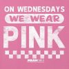 Kids Mean Girls På onsdagar bär vi rosa grafisk Boxy Crop Tee