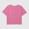 Kids Mean Girls På onsdagar bär vi rosa grafisk Boxy Crop Tee