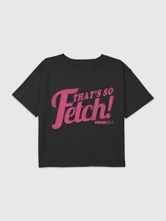 Kids Mean Girls Thats Så Fetch Grafisk Boxy Crop Tee