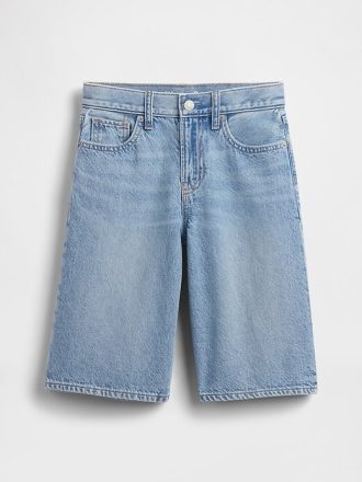 Kids Mid Rise Longline jeansshorts
