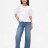 Kids Mid Rise UltraSoft Relaxed Crop Jeans