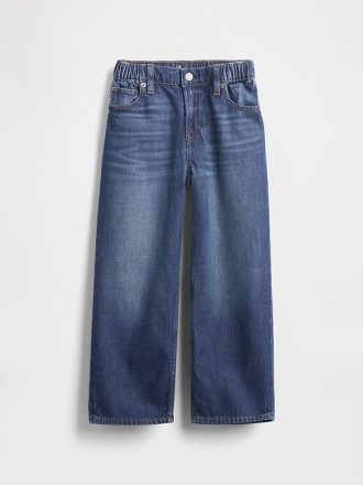 Kids Mid Rise UltraSoft Relaxed Crop Jeans