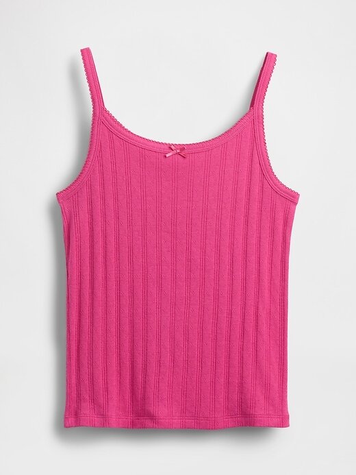 Kids Pointelle Rib Cami Kids Pointelle Rib Cami