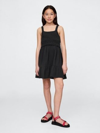 Kids Racerback Crochet Tank Dress