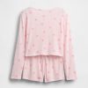 Kids Recycled Pointelle PJ Short Set