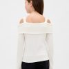 Kids Softspun Rib Off-Soulder Sweater Top Kids Softspun Rib Off-Soulder Sweater Top