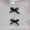 Kids Softspun Rib Rosett-Front Klänning