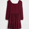 Kids Softspun Smocked Square-Neck Klänning Kids Softspun Smocked Square-Neck Klänning