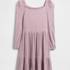 Kids Softspun Smocked Square-Neck Klänning Kids Softspun Smocked Square-Neck Klänning