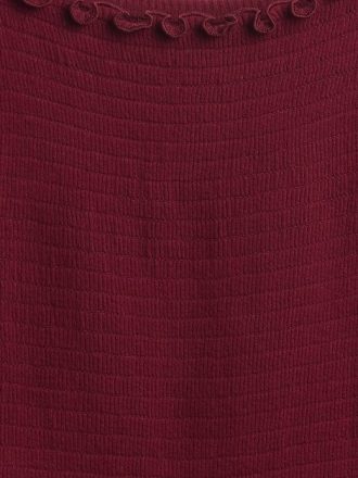 Kids Softspun Smocked Square-Neck Klänning