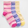 Kids Stripe Crew Socks (3-pack)