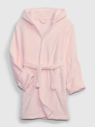 Kids återvunnen fuzzy Robe