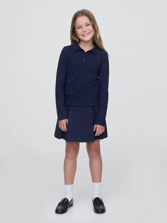 Kids Uniform Plisserad Khaki Easy Skort