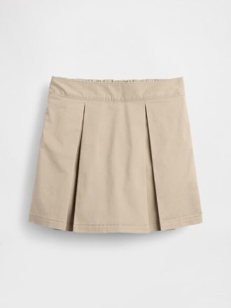 Kids Uniform Plisserad Khaki Easy Skort