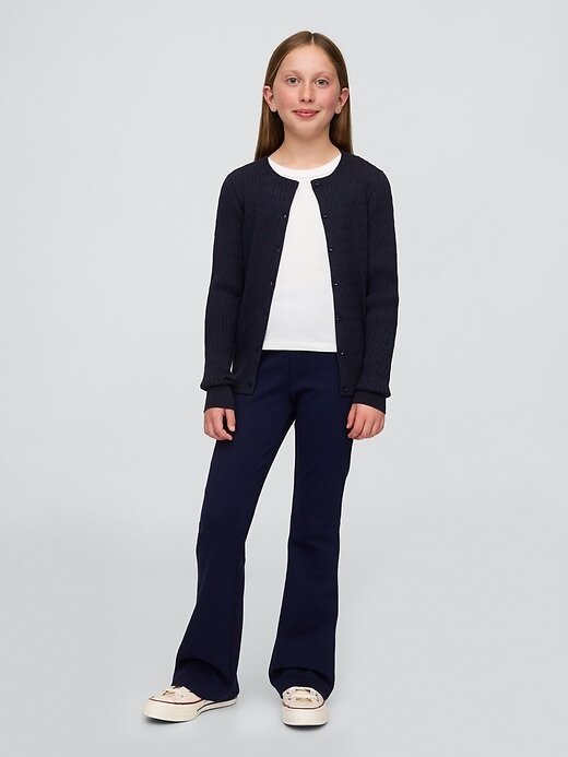 Kids Uniform Ponte Easy Flare Pants Kids Uniform Ponte Easy Flare Pants