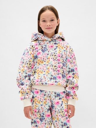 Kids VintageSoft Relaxed Floral Hoodie