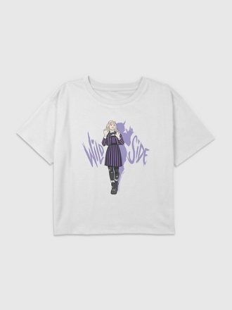 Kids Wednesday Enid Wild Side grafisk T-shirt
