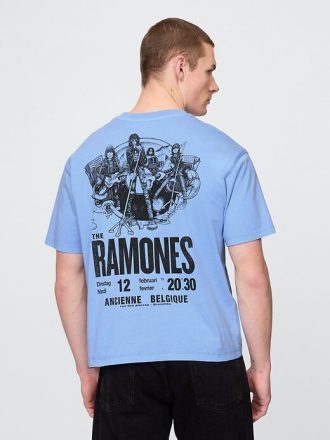 Kraftig Ramones grafisk t-shirt