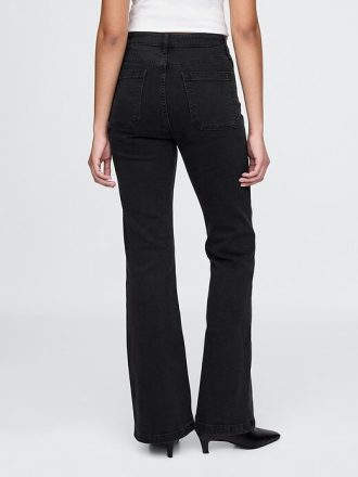 Kurviga High Rise 70-tals flare jeans