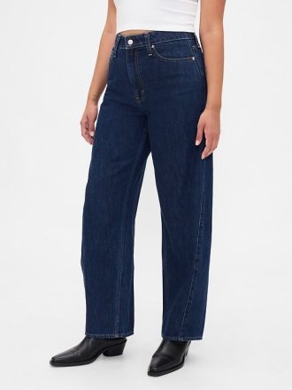 Kurviga High Rise Barrel Jeans