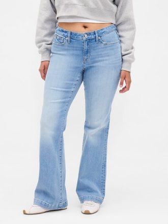 Kurviga Långa & Lean Jeans med låg linne