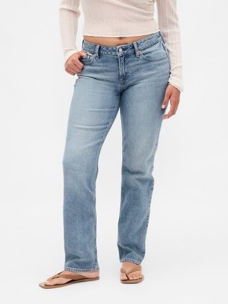 Kurviga, smala, raka jeans från 90-talet