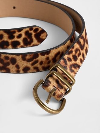 Leopard kalvhårbälte
