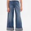 Låg resning för barn, säckiga jeans med vida ben Låg resning för barn, säckiga jeans med vida ben